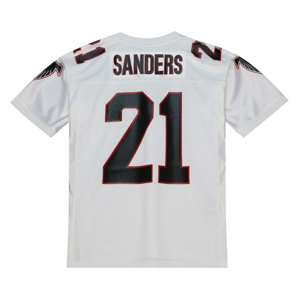 Mitchell & Ness Deion Sanders Atlanta Falcons 1991 Authentic Throwback Retired Player Jersey White