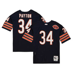 Mitchell & Ness Walter Payton Chicago Bears 1983 Authentic Throwback Retired Player Jersey Navy