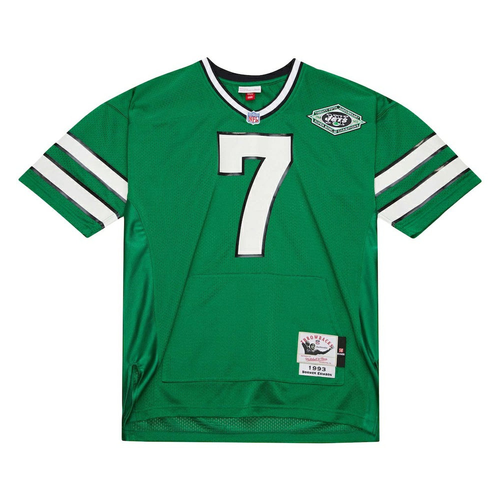 Mitchell & Ness Boomer Esiason New York Jets 1993 Authentic Throwback Retired Player Pocket Jersey Kelly Green