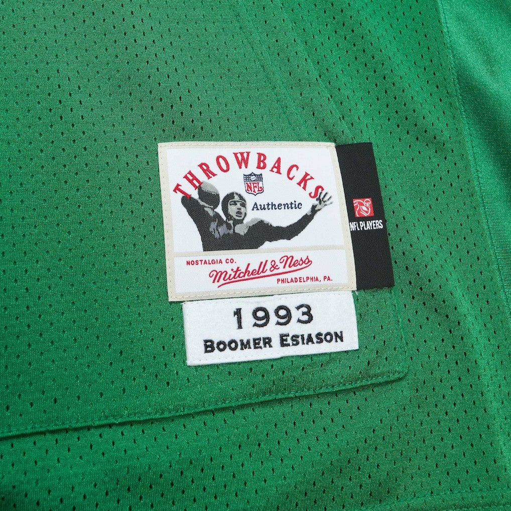 Mitchell & Ness Boomer Esiason New York Jets 1993 Authentic Throwback Retired Player Pocket Jersey Kelly Green