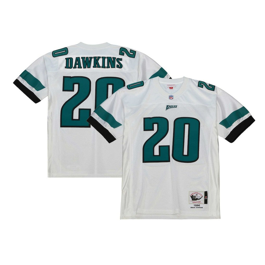 Mitchell & Ness Brian Dawkins Philadelphia Eagles 1996 Authentic Throwback Retired Player Jersey White