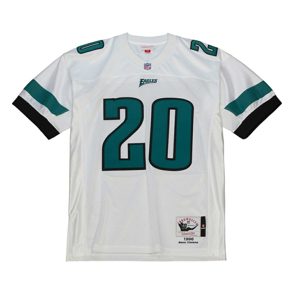 Mitchell & Ness Brian Dawkins Philadelphia Eagles 1996 Authentic Throwback Retired Player Jersey White