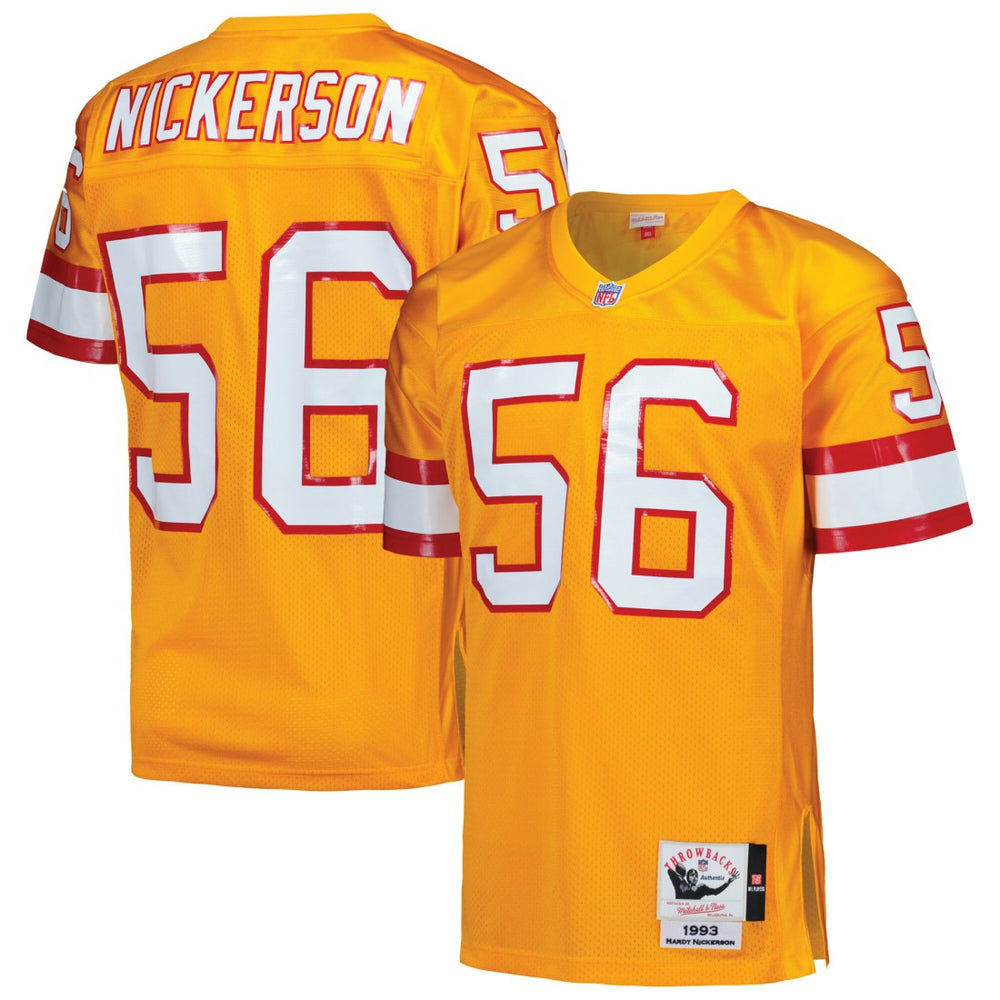 Mitchell & Ness Hardy Nickerson Tampa Bay Buccaneers 1993 Authentic Throwback Retired Player Jersey Orange