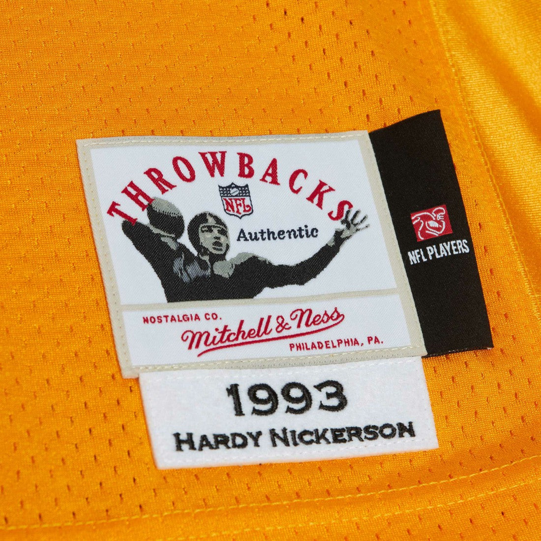 Mitchell & Ness Hardy Nickerson Tampa Bay Buccaneers 1993 Authentic Throwback Retired Player Jersey Orange