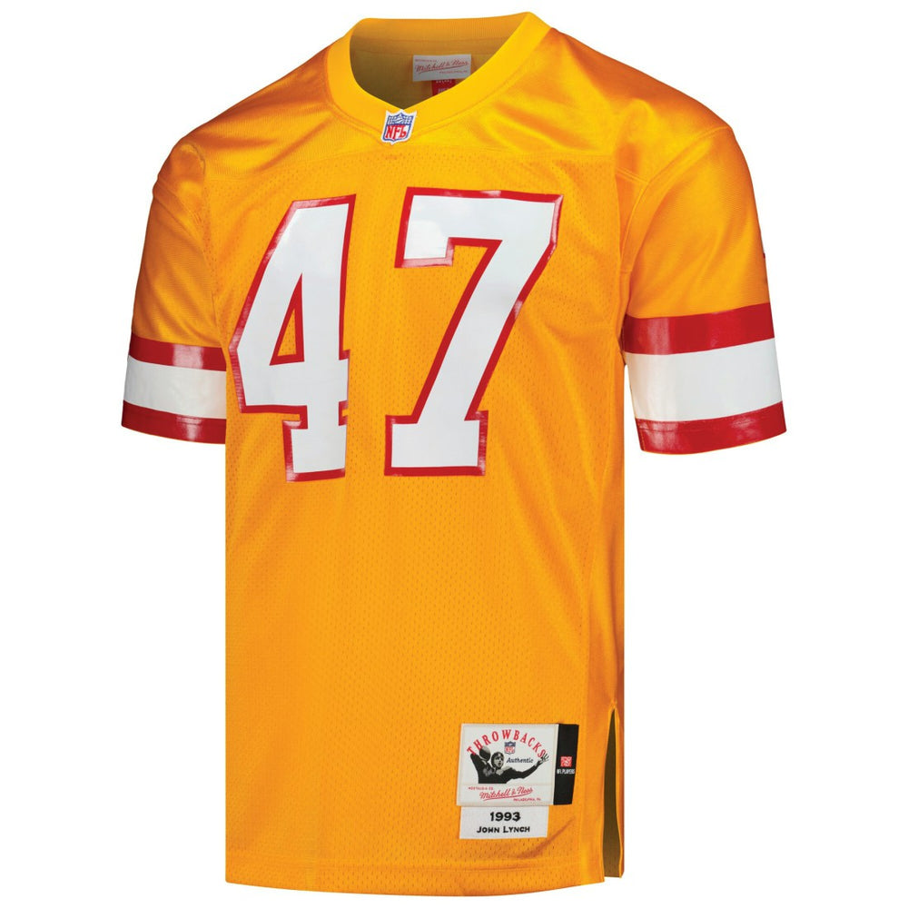 Mitchell & Ness John Lynch Tampa Bay Buccaneers 1993 Authentic Throwback Retired Player Jersey Orange