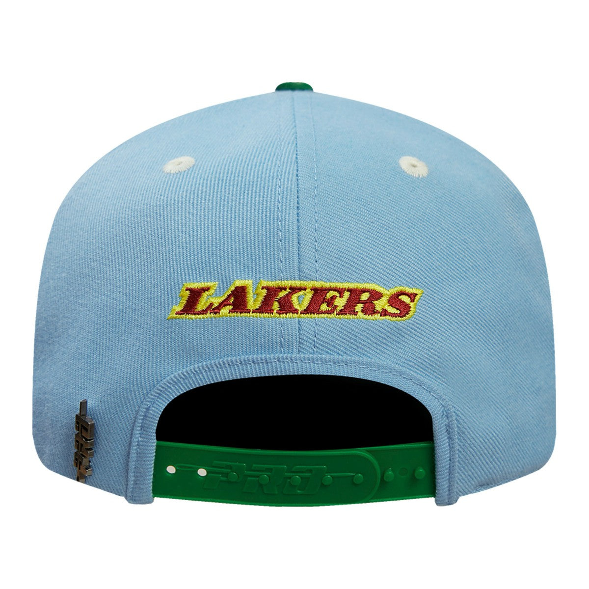 Los Angeles Lakers Pro Standard Retro Program 2-Tone Snapback Hat Light Blue/Green