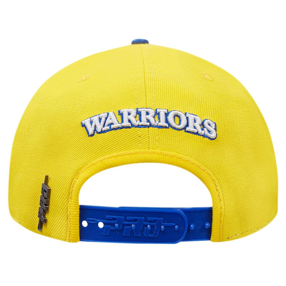 Golden State Warriors Pro Standard Pinch Chevron Adjustable Hat Gold/Royal