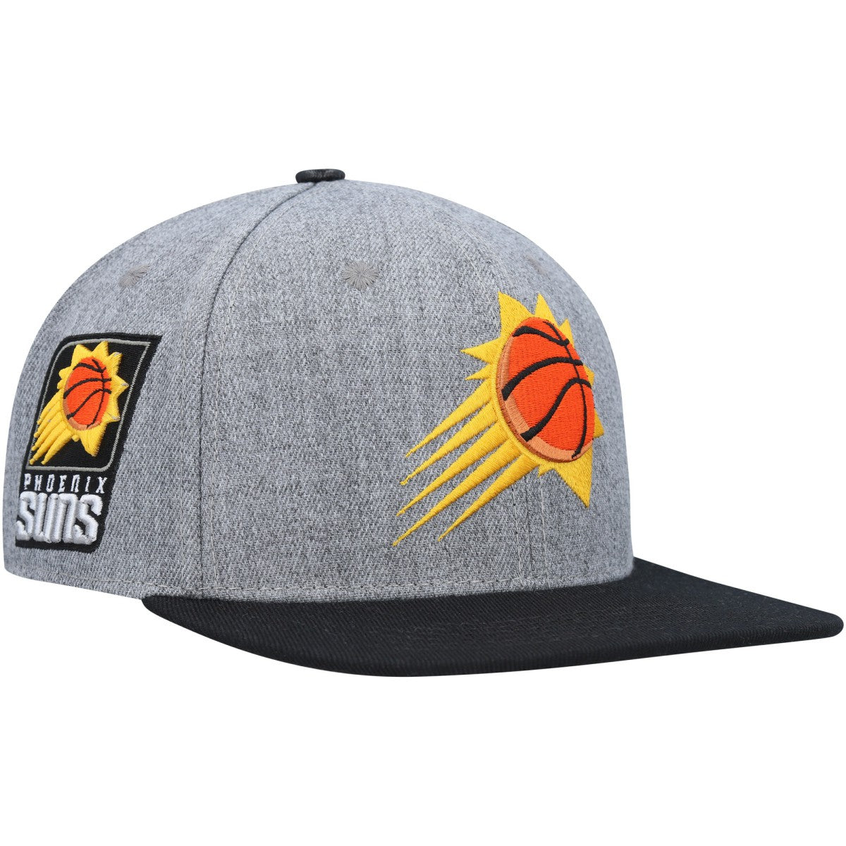 Phoenix Suns Pro Standard Classic Logo Two-Tone Snapback Hat Gray/Black