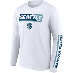 Seattle Kraken Fanatics Breakaway Combo Long Sleeve T-Shirt - White - NHL 200351804