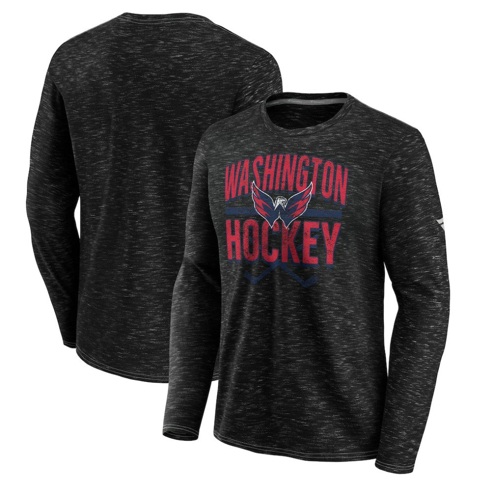 Washington Capitals Fanatics Iced Out Long Sleeve T-Shirt - Gray - NHL 200351819