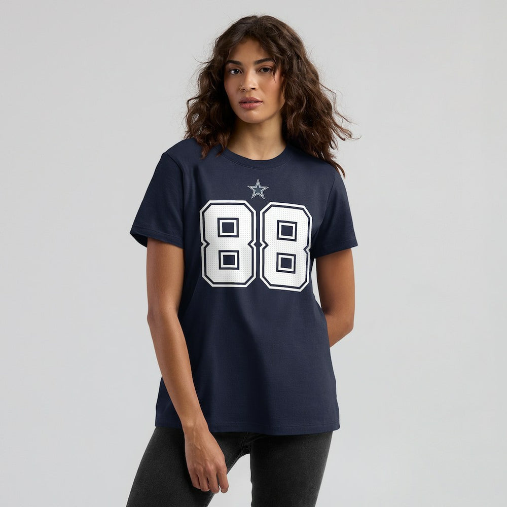 Nike CeeDee Lamb Dallas Cowboys Women's Player Name & Number T-Shirt Navy