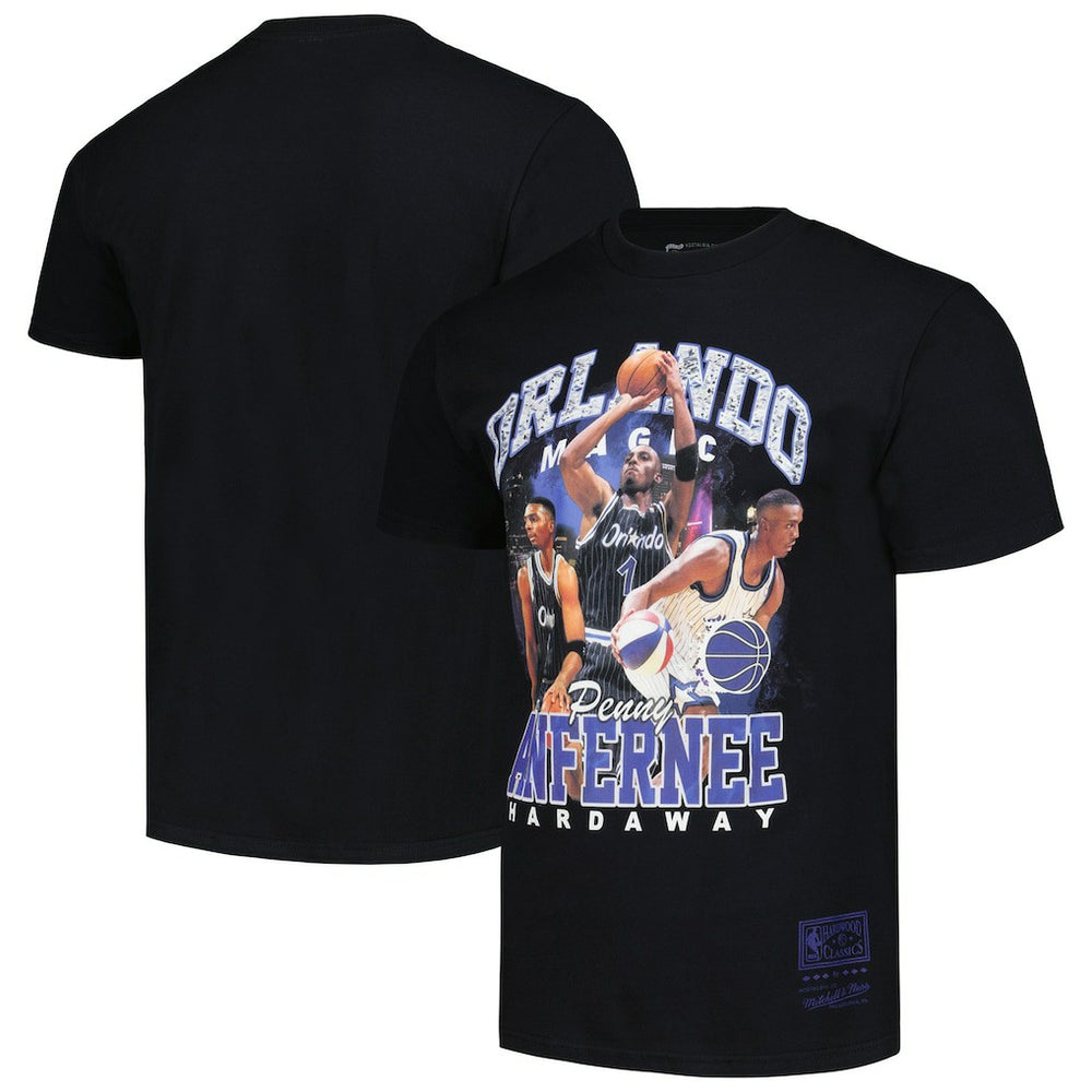 Penny Hardaway Orlando Magic Hardwood Classics Bling Concert Player T-Shirt Black | Mitchell & Ness Near Me