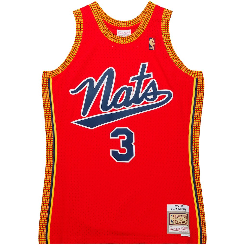 Allen Iverson Philadelphia 76ers 2004/05 Hardwood Classics Swingman Jersey Red | Mitchell & Ness discount