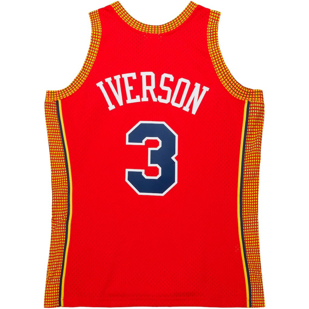 Allen Iverson Philadelphia 76ers 2004/05 Hardwood Classics Swingman Jersey Red | Mitchell & Ness discount