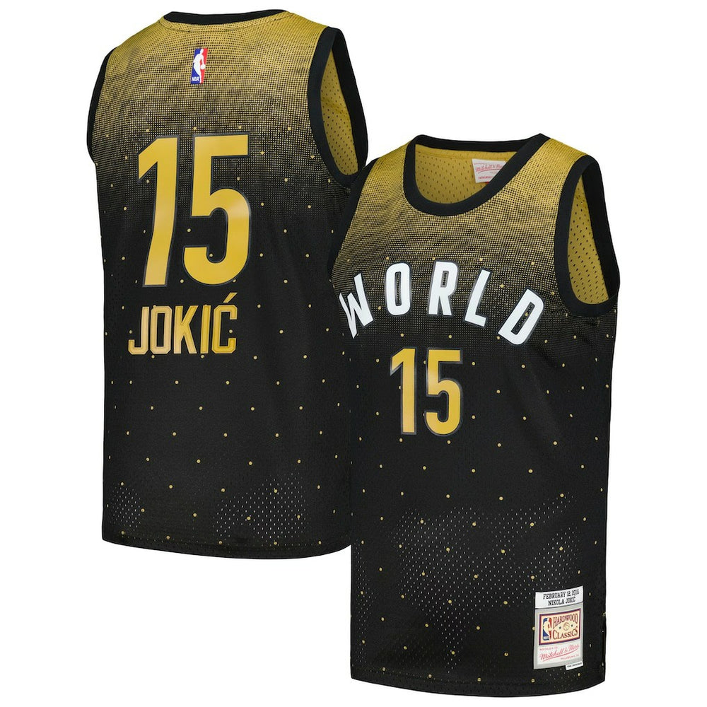 Nikola Jokic 2016 NBA Rising Stars Challenge Hardwood Classics Swingman Jersey for sale Black | Mitchell & Ness Lifestyle