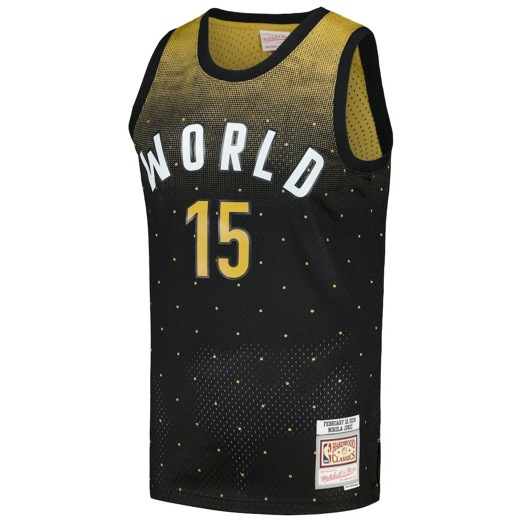 Nikola Jokic 2016 NBA Rising Stars Challenge Hardwood Classics Swingman Jersey for sale Black | Mitchell & Ness Lifestyle