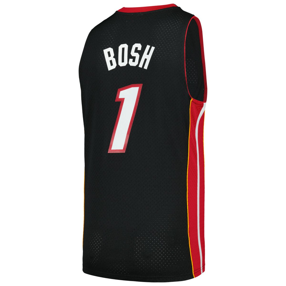 Chris Bosh Miami Heat 2012/13 Hardwood Classics Swingman Jersey Black | Mitchell & Ness for sale