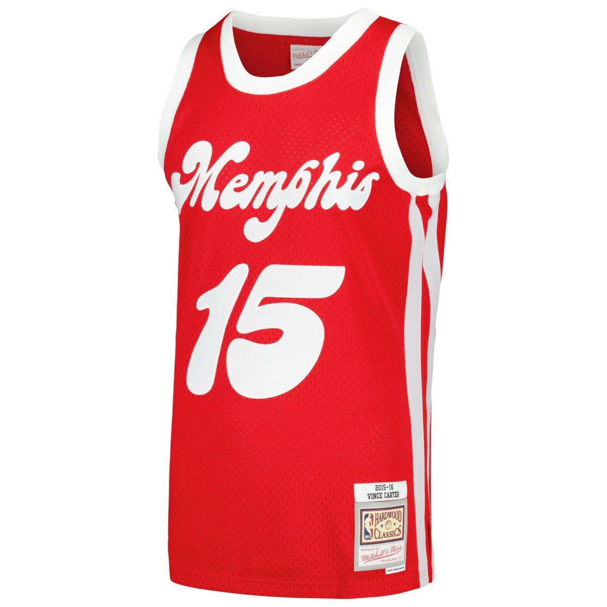 Vince Carter Memphis Grizzlies 2015/16 Hardwood Classics Swingman Jersey Red | Mitchell & Ness for sale