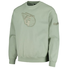 Cleveland Guardians Pro Standard Neutral Drop Shoulder Pullover Sweatshirt - Green - MLB Discount