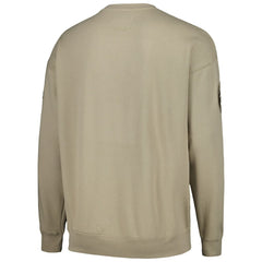 Houston Astros Pro Standard Neutral Drop Shoulder Pullover Sweatshirt - Pewter - MLB Lifestyle