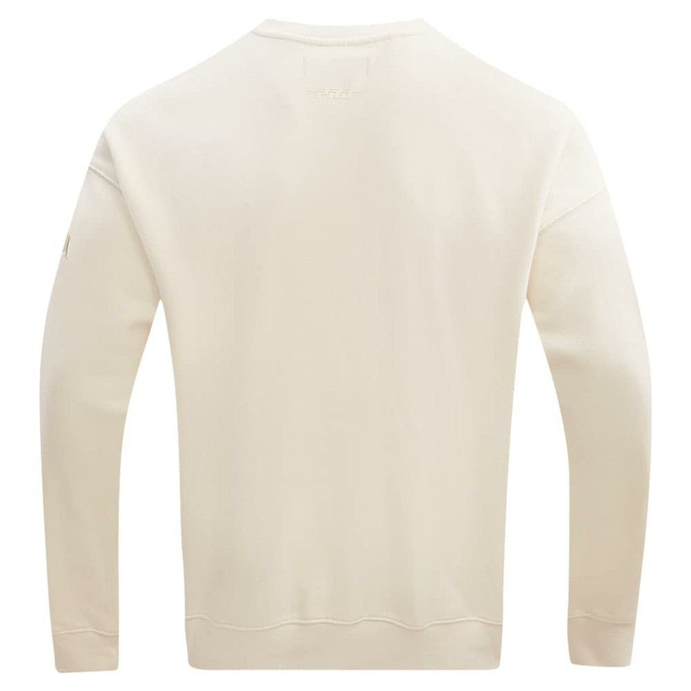 St. Louis Cardinals Pro Standard Neutral Drop Shoulder Pullover Sweatshirt - Cream - MLB Sale