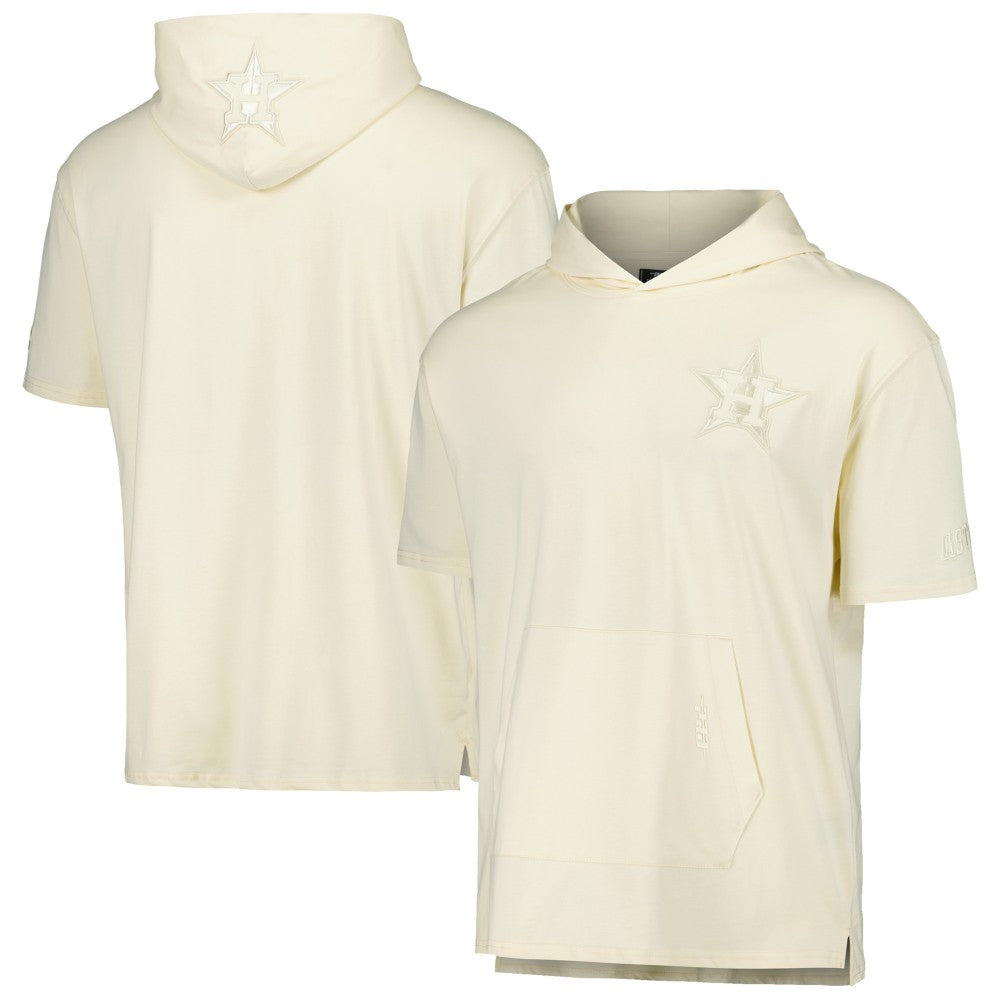 Houston Astros Pro Standard Neutral Hoodie T-Shirt - Cream - MLB Sale