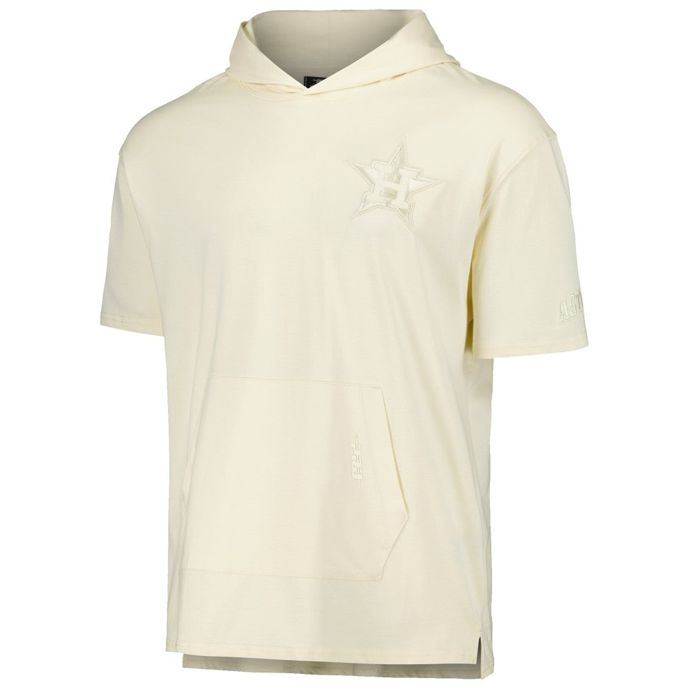 Houston Astros Pro Standard Neutral Hoodie T-Shirt - Cream - MLB Sale