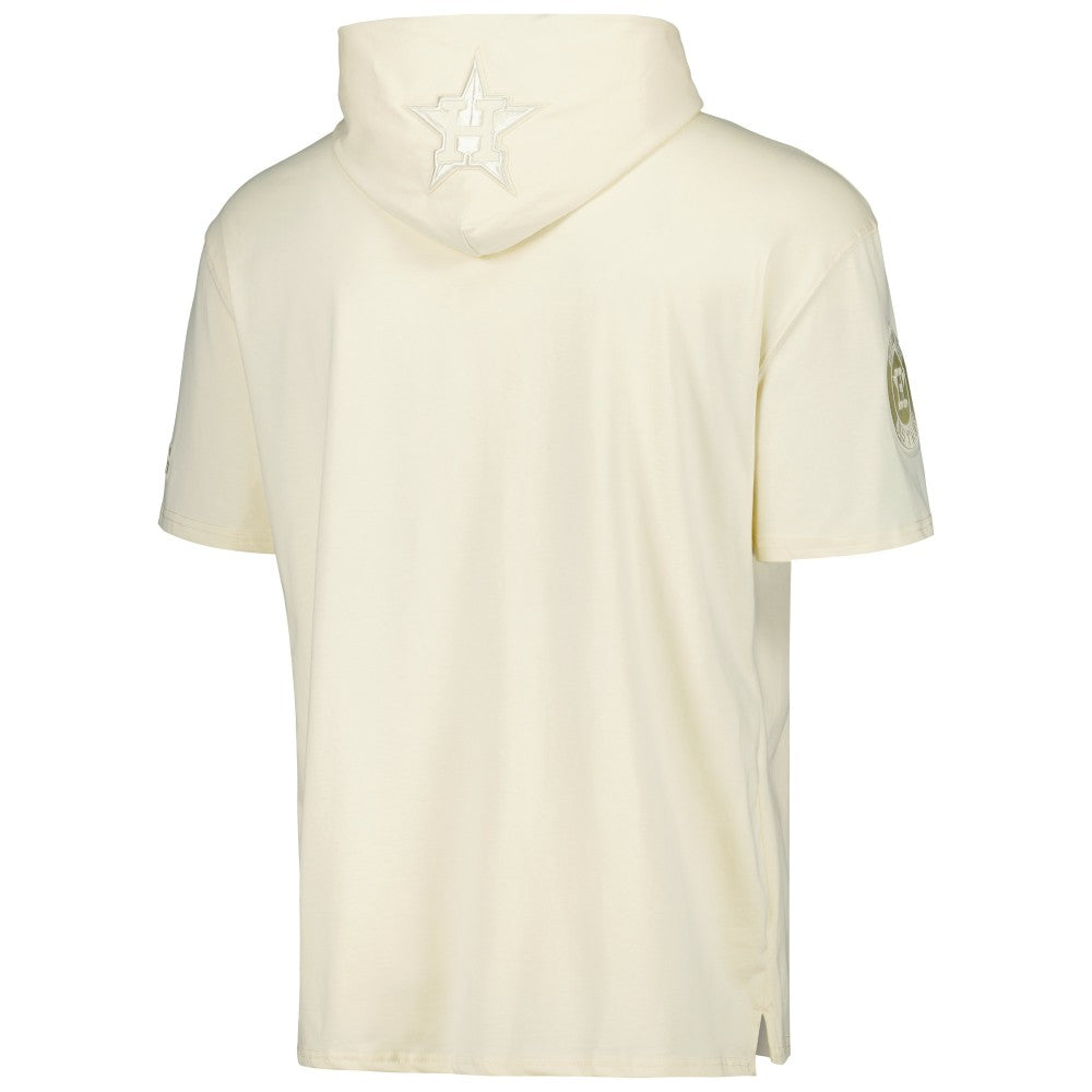 Houston Astros Pro Standard Neutral Hoodie T-Shirt - Cream - MLB Sale