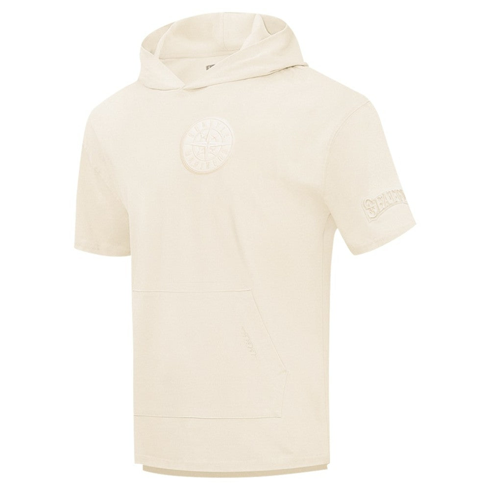 Seattle Mariners Pro Standard Neutral Hoodie T-Shirt - Cream - MLB Discount