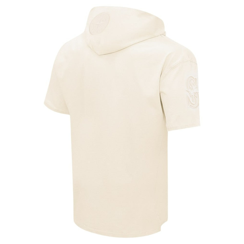 Seattle Mariners Pro Standard Neutral Hoodie T-Shirt - Cream - MLB Discount