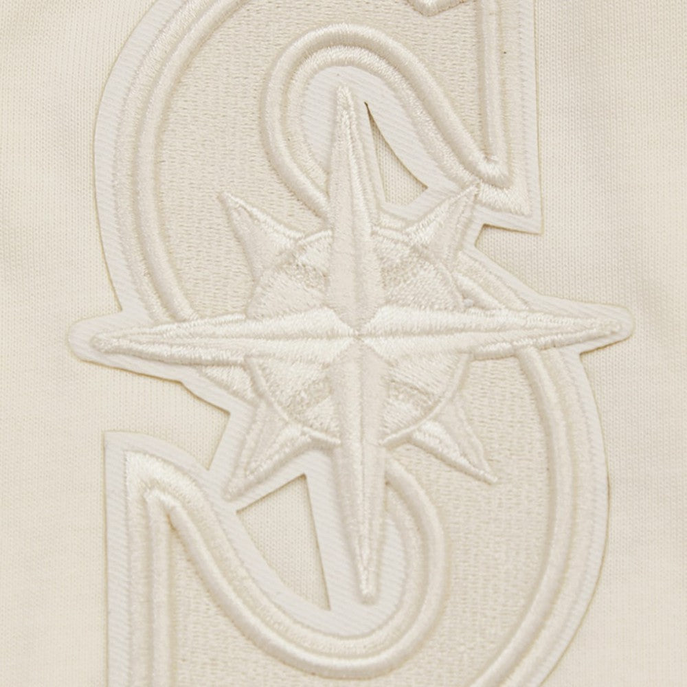 Seattle Mariners Pro Standard Neutral Hoodie T-Shirt - Cream - MLB Discount