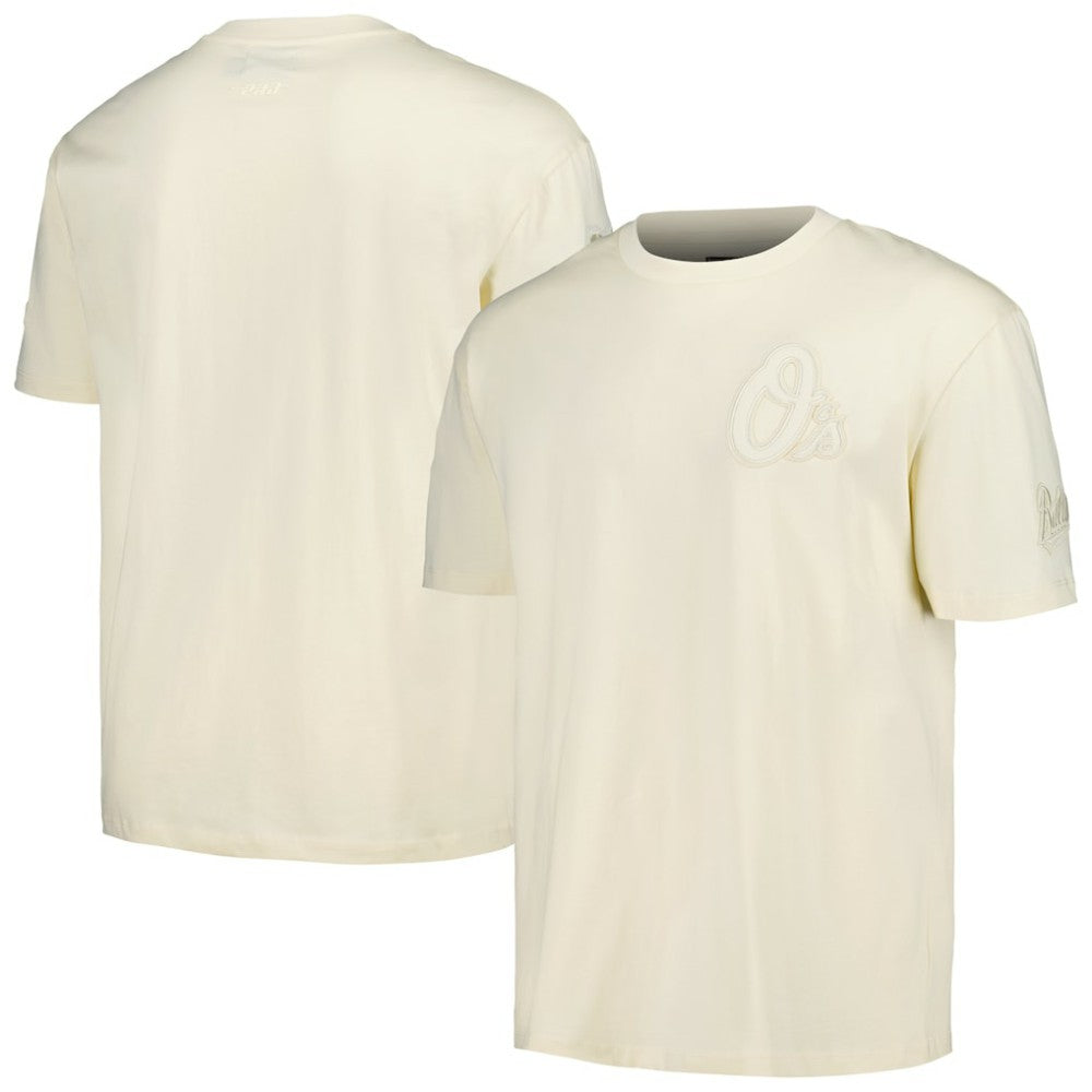 Baltimore Orioles Pro Standard Oversized Neutral CJ Dropped Shoulders T-Shirt - Cream - MLB Online