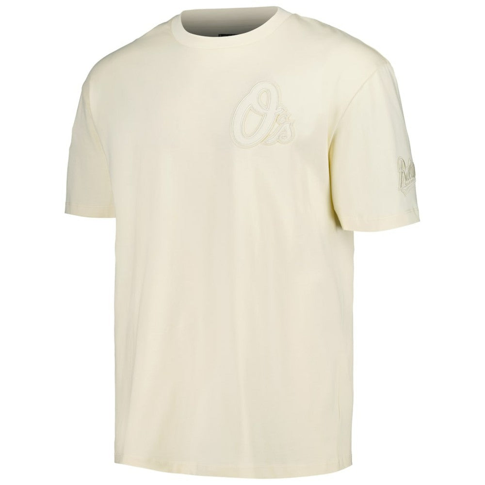 Baltimore Orioles Pro Standard Oversized Neutral CJ Dropped Shoulders T-Shirt - Cream - MLB Online