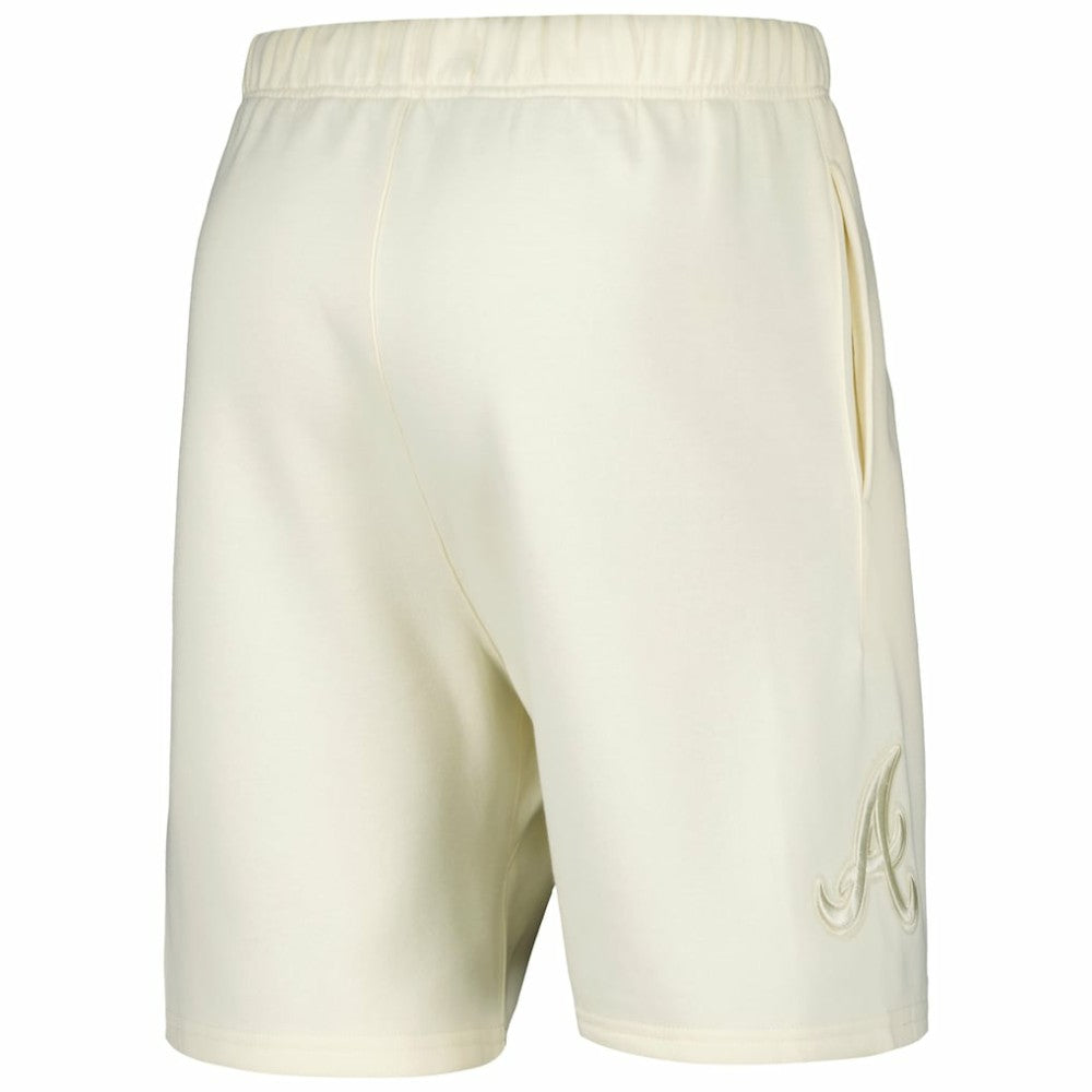 Atlanta Braves Pro Standard Neutral Fleece Shorts - Cream - MLB Sale