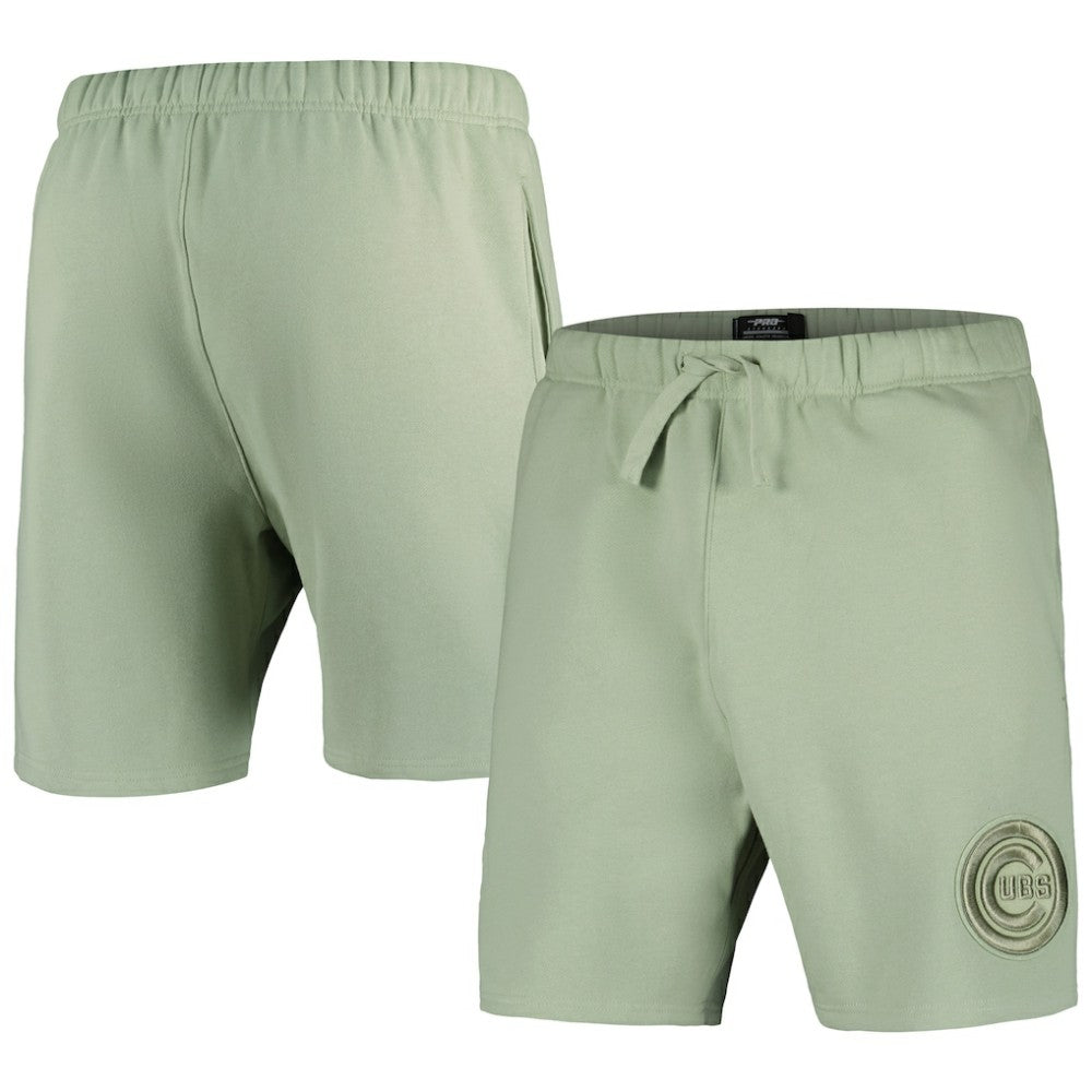 Chicago Cubs Pro Standard Neutral Fleece Shorts - Green - MLB Discount