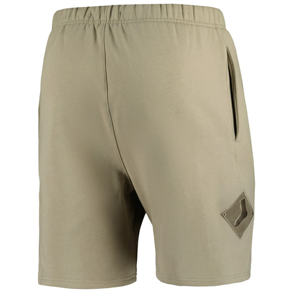 Chicago White Sox Pro Standard Neutral Fleece Shorts - Khaki - MLB Discount