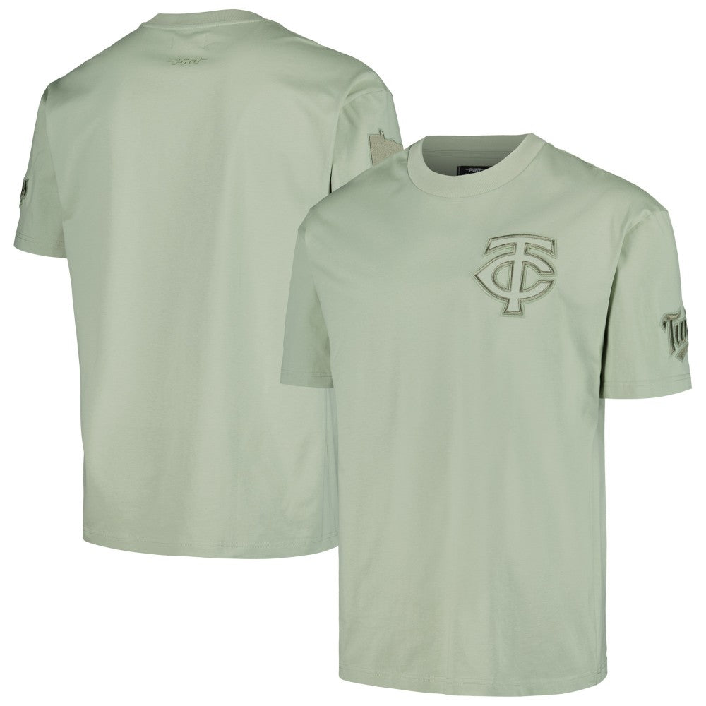 Minnesota Twins Pro Standard Oversized Neutral CJ Dropped Shoulders T-Shirt - Mint - MLB Discount