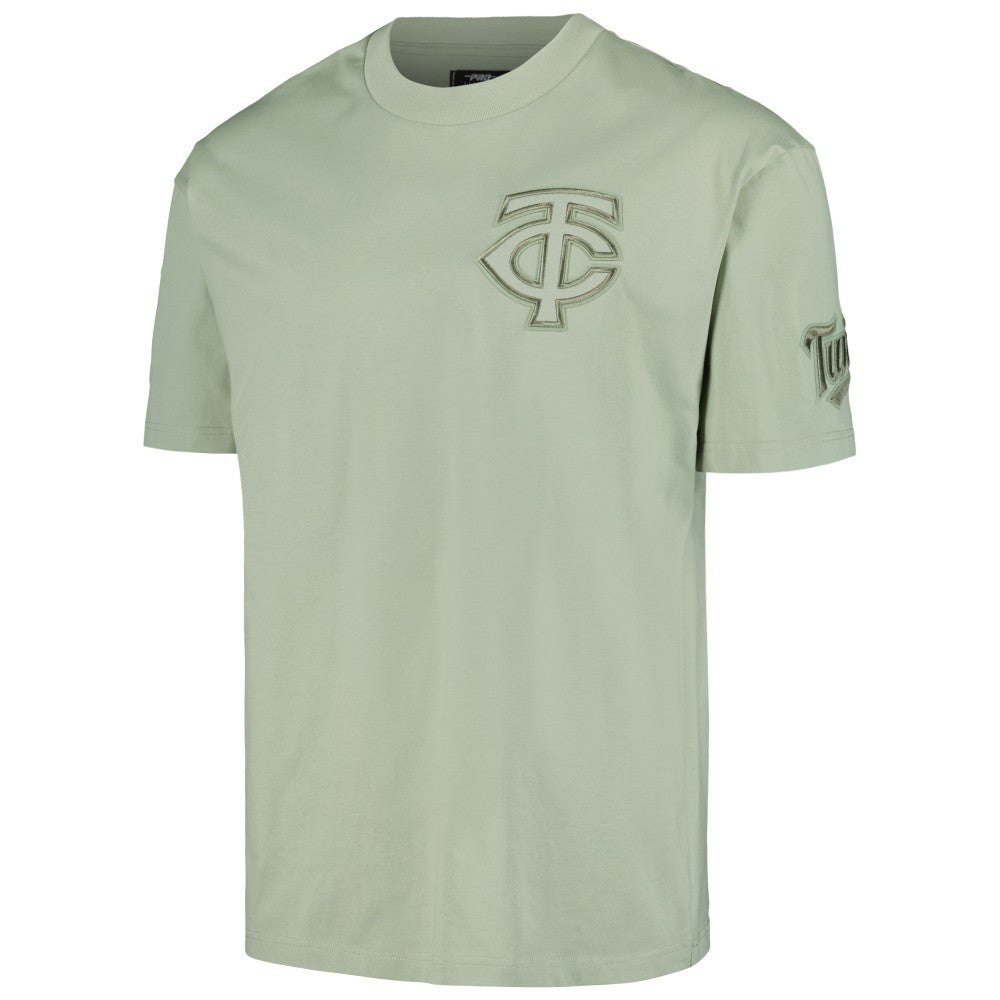 Minnesota Twins Pro Standard Oversized Neutral CJ Dropped Shoulders T-Shirt - Mint - MLB Discount