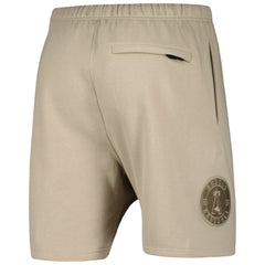 Los Angeles Angels Pro Standard Neutral Fleece Shorts - Khaki - MLB Discount