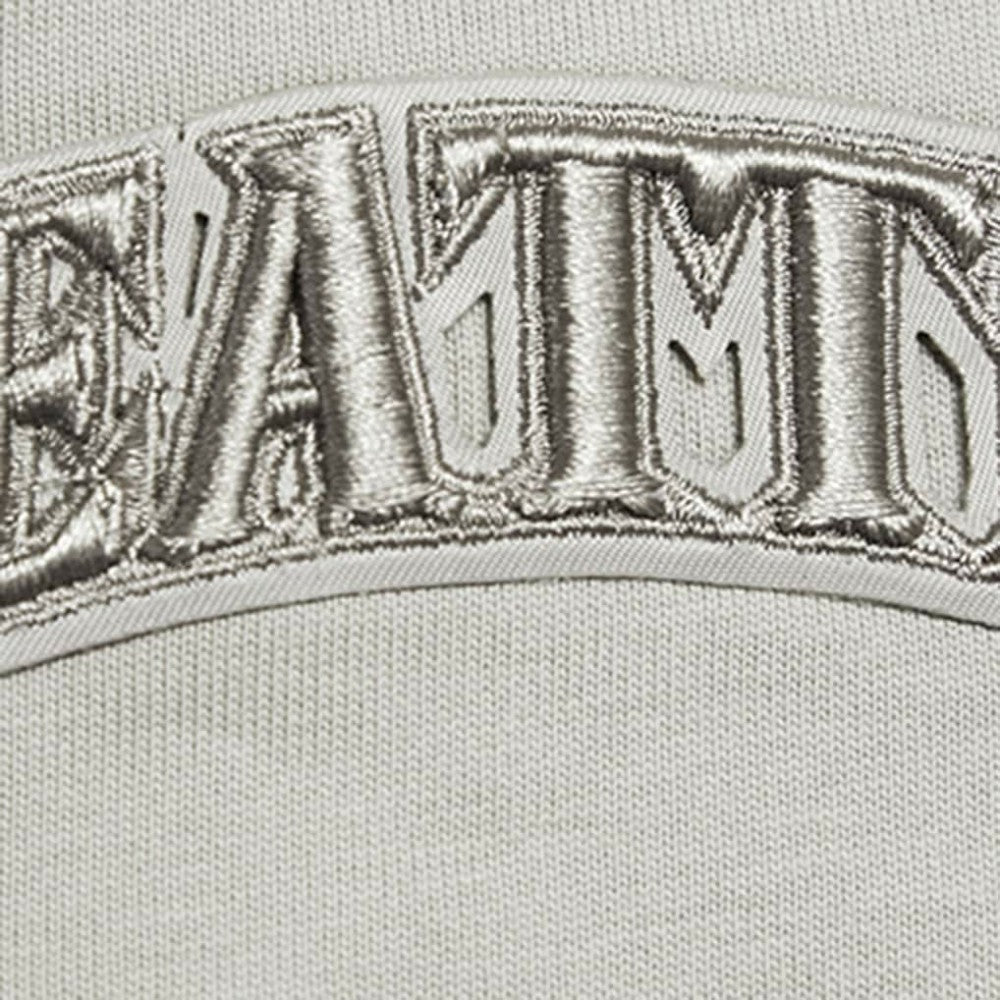 Seattle Mariners Pro Standard Oversized Neutral CJ Dropped Shoulders T-Shirt - Tan - MLB Lifestyle