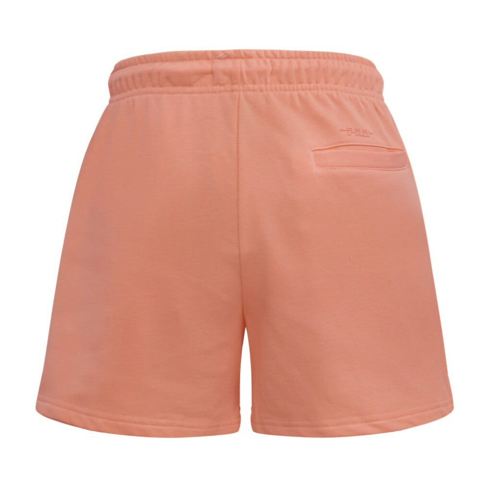 Atlanta Braves Pro Standard Women's Neutral Fleece Shorts - Pink - MLB Discount