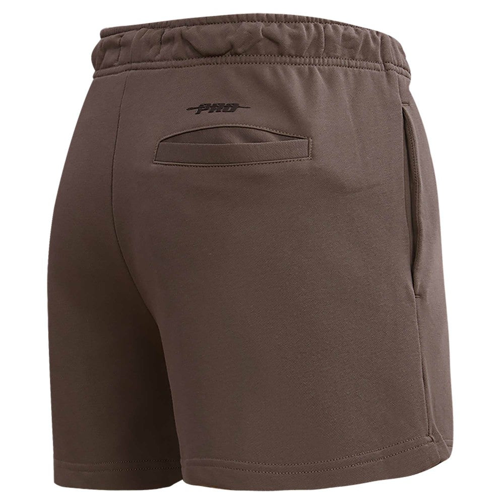 Los Angeles Dodgers Pro Standard Women's Neutral Fleece Shorts - Pink - MLB on Sale