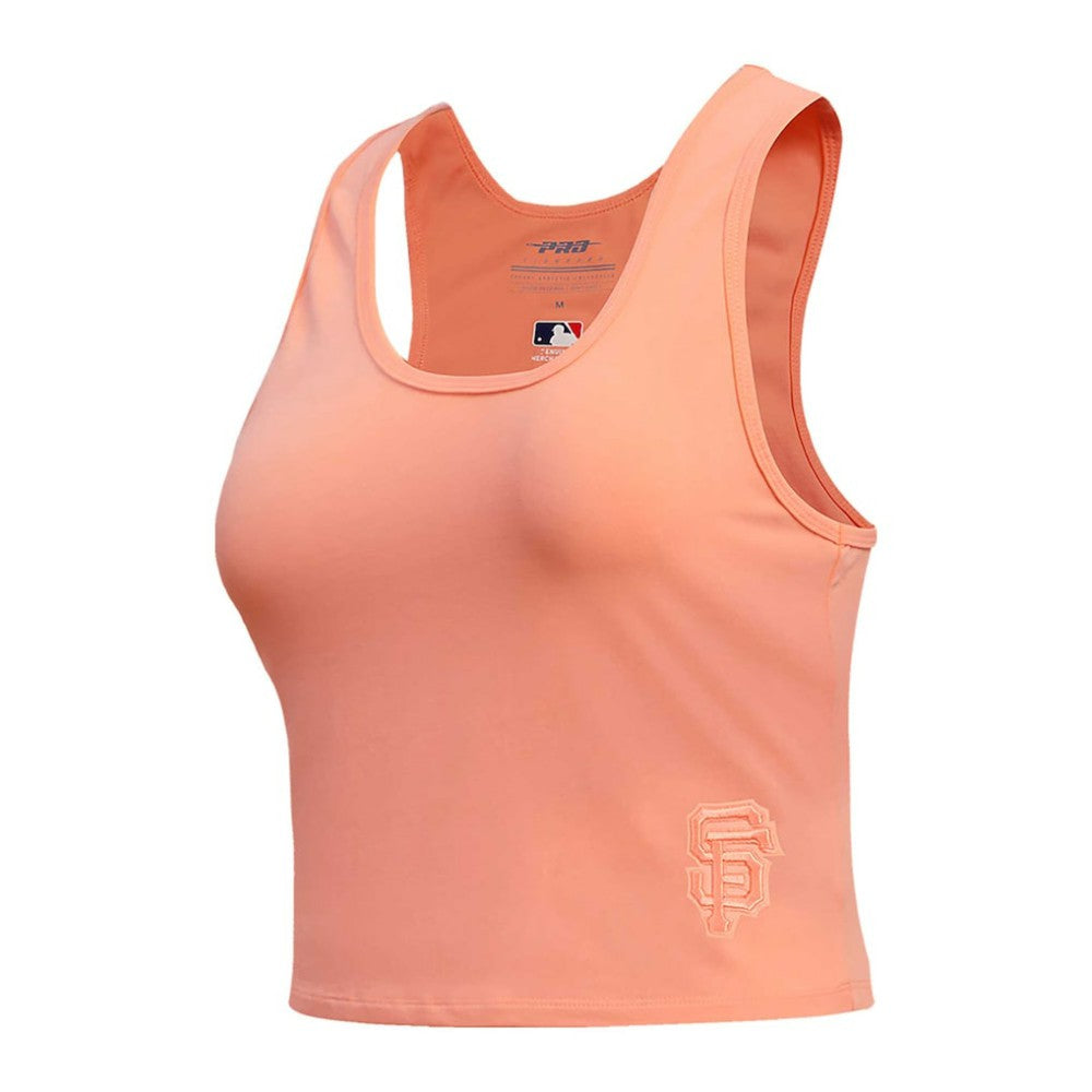San Francisco Giants Pro Standard Women's Neutral Fitted Racerback Tank Top - Pink - MLB Online