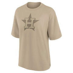 Houston Astros Fanatics Women's Oversized Elements T-Shirt - Khaki - Fanatics Sale