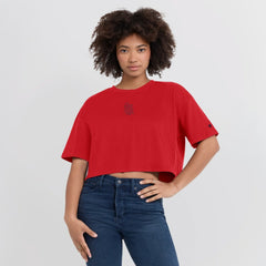 St. Louis Cardinals Fanatics Women's Elements Super Soft Boxy Cropped T-Shirt - Red - Fanatics Lifestyle