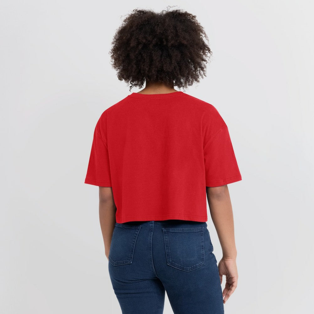 St. Louis Cardinals Fanatics Women's Elements Super Soft Boxy Cropped T-Shirt - Red - Fanatics Lifestyle