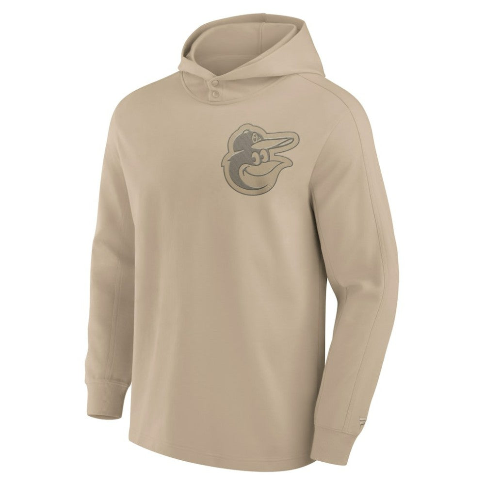 Baltimore Orioles Fanatics Elements Lightweight Fleece Hoodie - Khaki - Fanatics Lifestyle