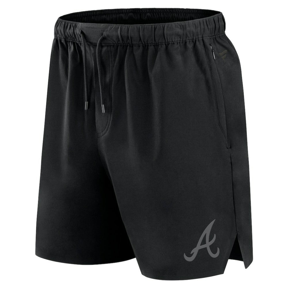 Atlanta Braves Fanatics Front Office Micro Tonal Shorts - Black - Fanatics Online