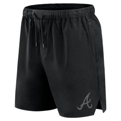 Atlanta Braves Fanatics Front Office Micro Tonal Shorts - Black - Fanatics Online