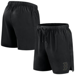 Boston Red Sox Fanatics Front Office Micro Tonal Shorts - Black - Fanatics Discount
